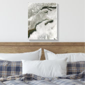 Toile Voies de neige et de nuages (Insitu(Chambre))