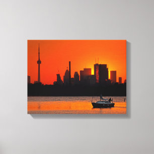 Toile Voile au coucher du soleil
