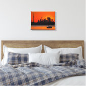 Toile Voile au coucher du soleil (Insitu(Chambre))