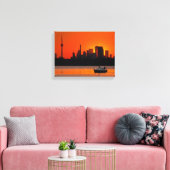 Toile Voile au coucher du soleil (Insitu(Salon))