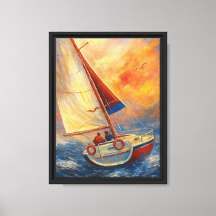 Toile Voile dynamique en mer ouverte
