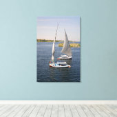 Toile Voile Sur Le Nil, Egypte (Insitu (Plancher de Bois))