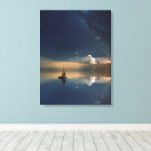 Toile Voile vers les nuages (Insitu (Plancher de Bois))