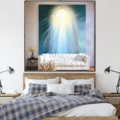 Toile Voile + Vision - 2 Corinthiens 3:16 Imprimer (Insitu(Chambre))