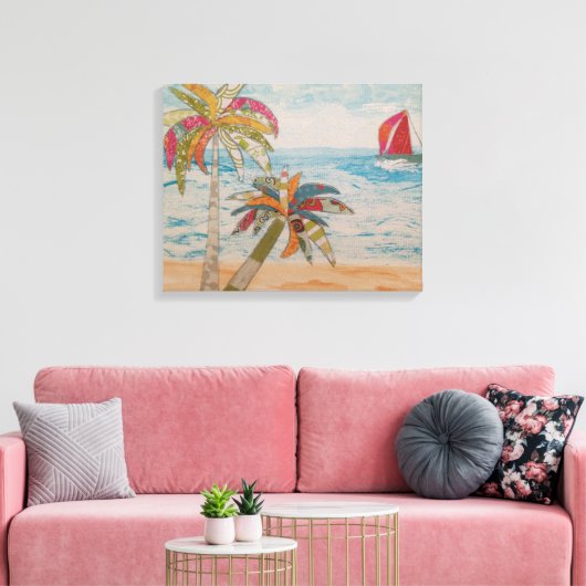 Toile Voiles rouges (Insitu(Salon))