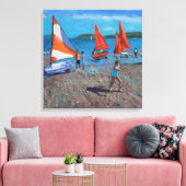 Toile Voiles rouges et blanches Abersoch (Insitu(Salon))