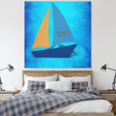 Toile Voilier coloré (Insitu(Chambre))