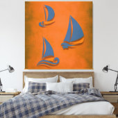 Toile Voilier coloré (Insitu(Chambre))