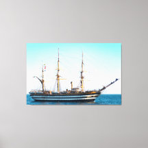 Voilier Dans La Baie Canvas Art
