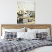 Toile Voiliers à Argenteuil par Gustave Caillebotte (Insitu(Chambre))