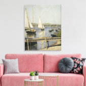 Toile Voiliers à Argenteuil par Gustave Caillebotte (Insitu(Salon))