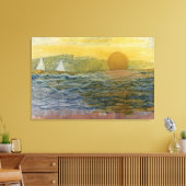 Toile Voiliers à l'Horizon (Insitu(Salon))