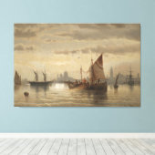 Toile Voiliers devant Venise (Insitu (Plancher de Bois))
