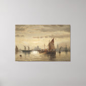 Toile Voiliers devant Venise (Recto)