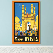 Toile Voir Inde ~ Hyderabad - L (Insitu (Plancher de Bois))