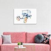 Toile Voiture ancienne. (Insitu(Salon))