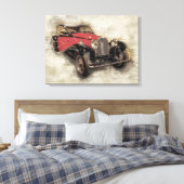 Toile Voiture antique (Insitu(Chambre))