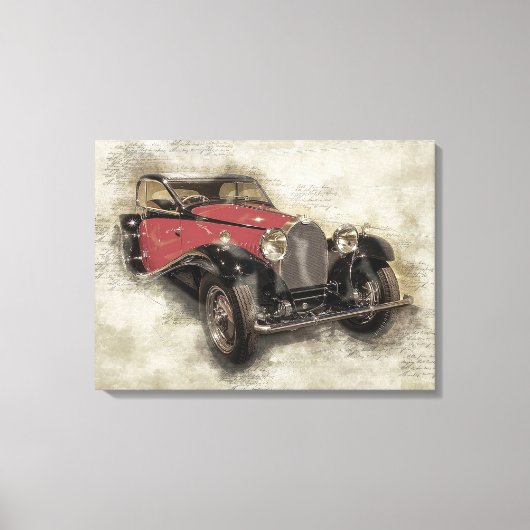 Toile Voiture antique (Recto)