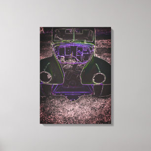 Toile Voiture classique
