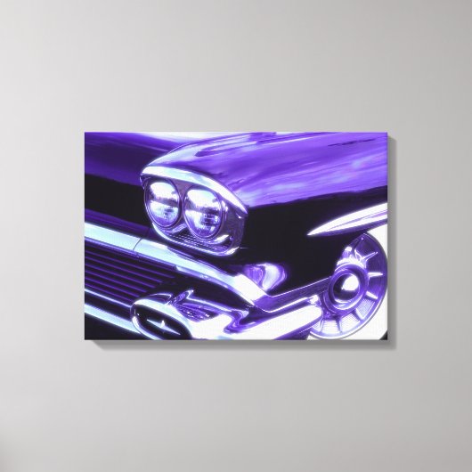 Toile Voiture classique : Chevrolet 1958 (Recto)