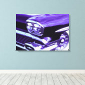 Toile Voiture classique : Chevrolet 1958 (Insitu (Plancher de Bois))