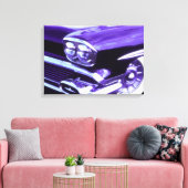 Toile Voiture classique : Chevrolet 1958 (Insitu(Salon))