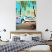 Toile Voiture classique rétro (Insitu(Chambre))