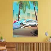 Toile Voiture classique rétro (Insitu(Salon))