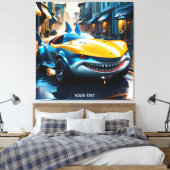 Toile Voiture Concept Imaginaire Vivid Shark (Insitu(Chambre))