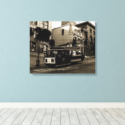 Toile Voiture de câble (Insitu (Plancher de Bois))