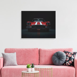 Toile Voiture de sport classique