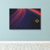 Toile Voiture Traces de signalisation (Insitu (Plancher de Bois))