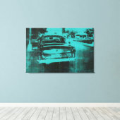 Toile Voiture verte (Insitu (Plancher de Bois))