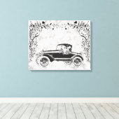 Toile Voiture Vintage 2 (Insitu (Plancher de Bois))