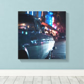 Toile Voiture vintage Ocean Drive (Insitu (Plancher de Bois))