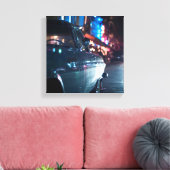 Toile Voiture vintage Ocean Drive (Insitu(Salon))