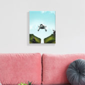 Toile voiture volante (Insitu(Salon))