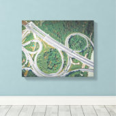 Toile voitures sur la route (Insitu (Plancher de Bois))
