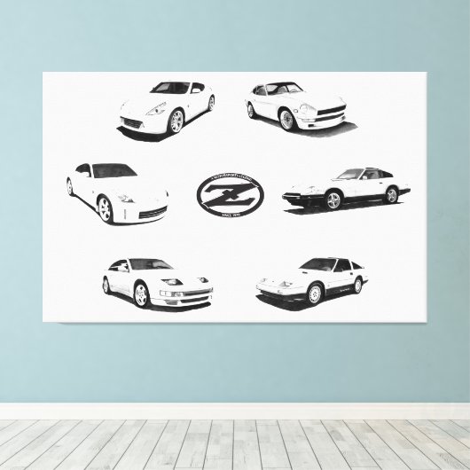 Toile Voitures Z Heritage Edition (Insitu (Plancher de Bois))