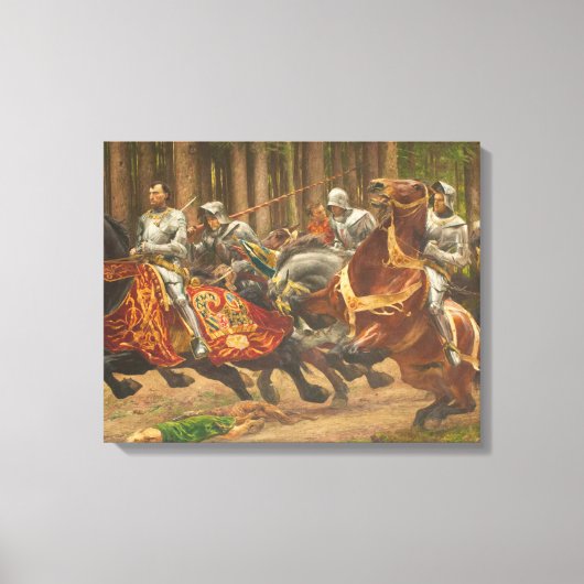 Toile Vol de Charles le Téméraire à cheval (Recto)