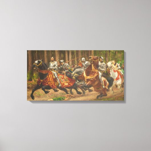 Toile Vol de Charles le Téméraire à cheval (Recto)