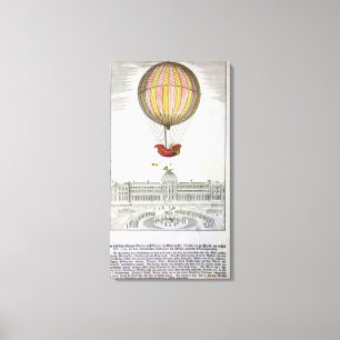 Toile Vol de Jacques Charles et de Nicholas Robert