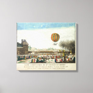 Toile Vol de Jacques Charles et Nicholas Robert