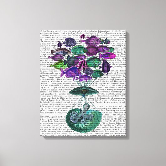 Toile Vol Du Ballon À Air Chaud Poisson (Recto)