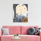 Toile Volcan aux fleurs sauvages (Insitu(Salon))