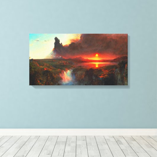 Toile Volcan de Cotopaxi (Insitu (Plancher de Bois))