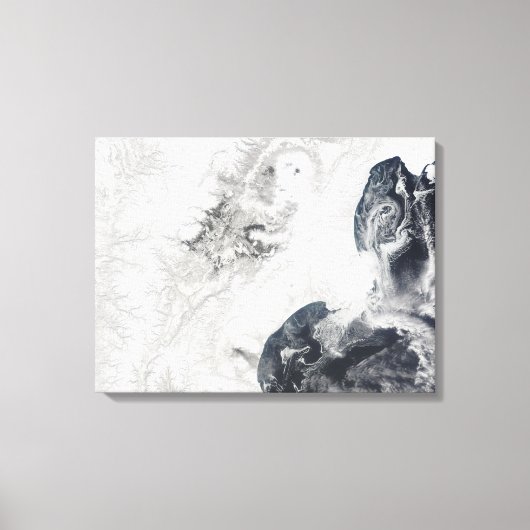 Toile Volcans dans la péninsule centrale du Kamchatka (Recto)