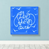 Toile Voler Comme Un Oiseau (Insitu (Plancher de Bois))