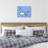 Toile Voler Seagull. Un oiseau en vol (Insitu(Chambre))