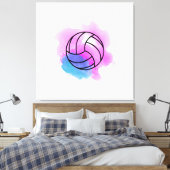 Toile Volleyball aquarelle (Insitu(Chambre))